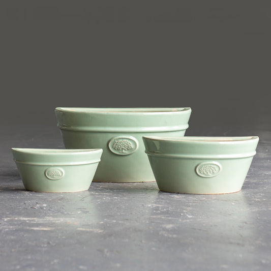 Terracotta Mezzo Wazzo Glazed Mint